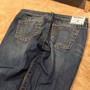 True Religion Skinny Jeans Broken Zipper